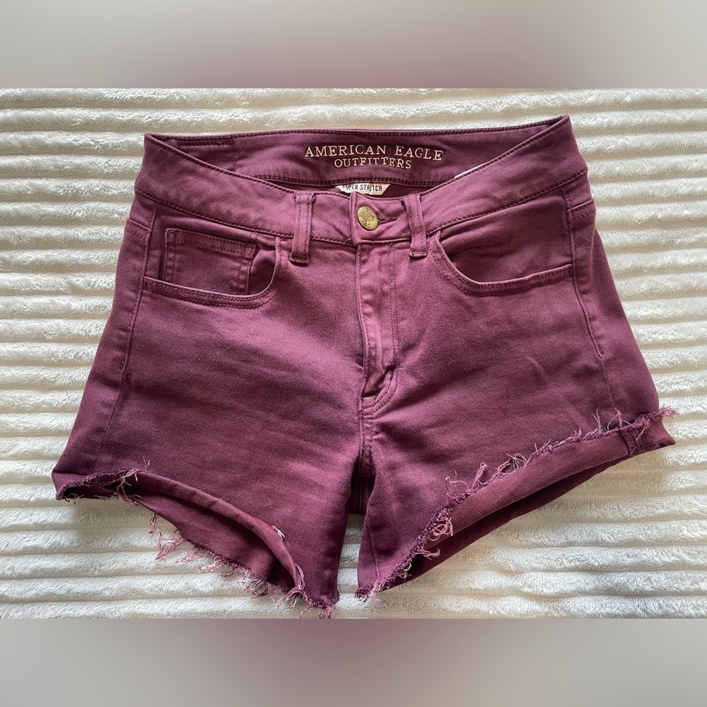 American eagle high rise shortie
